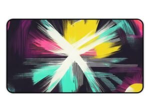 workspace mat featuring pale bamboo impression, mouse pad with still air and light ink resonance,