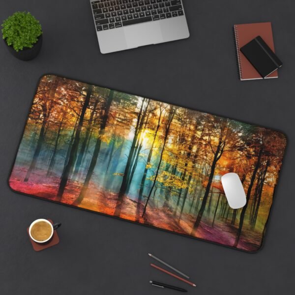 The 16" x 32" format fits perfectly on most desks, offering enough real estate for your keyboard, mouse, and accessories. Stitched edges prevent fraying, and the non-slip base holds everything steady—even through late-night sessions or early-morning meetings.
