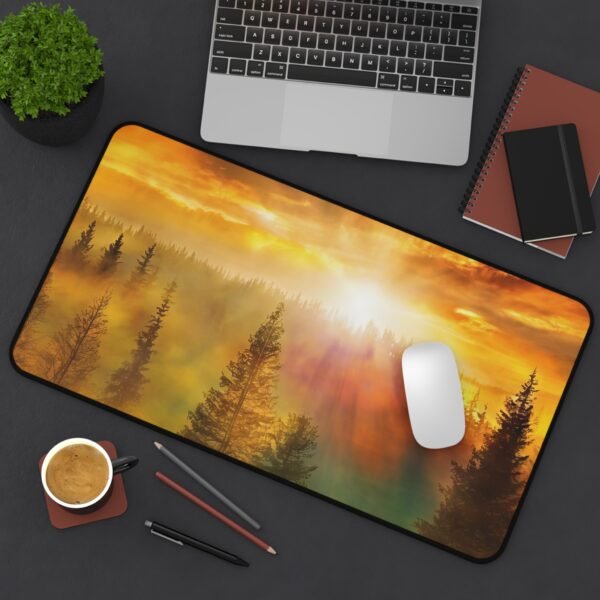 At 16" x 32", these deskmat pads give you all the space you need for your daily gear. The neoprene material offers a smooth surface for your mouse and keyboard, while the stitched edges hold up over time. A textured rubber base ensures it stays locked in place no matter how focused or fast-paced your day gets.