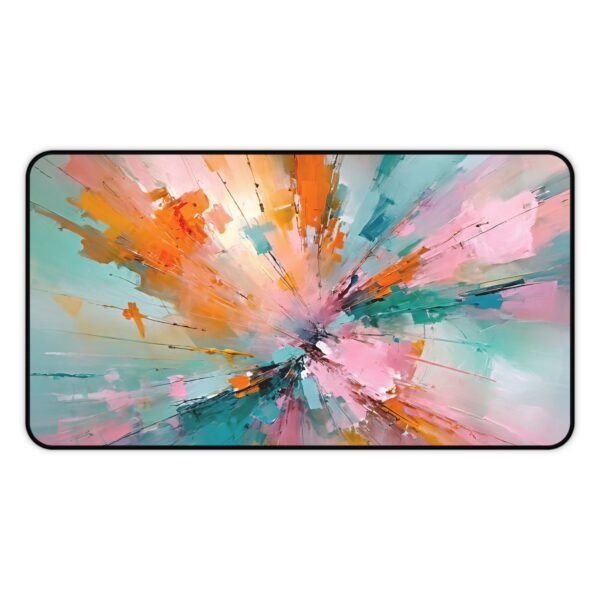flexible home office pad, flexible workspace accessory, flexible keyboard mat, flexible mouse pad, artistic desk accessory