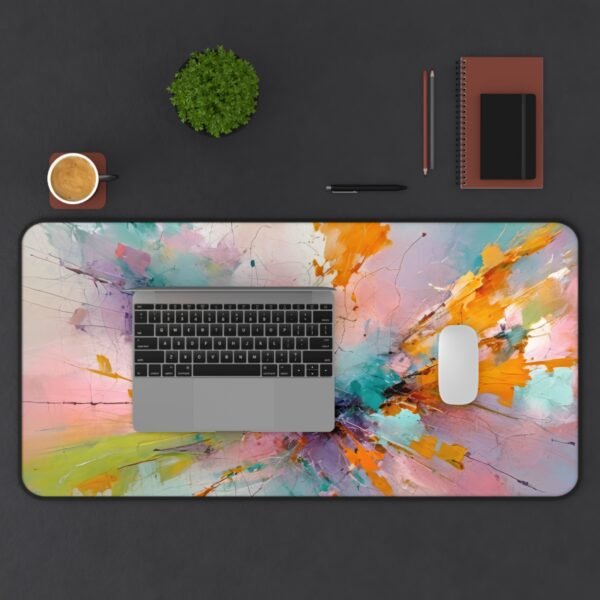 clutter-free surface pad, clutter-free desk accessory, elevated workspace mat, elevated desk pad