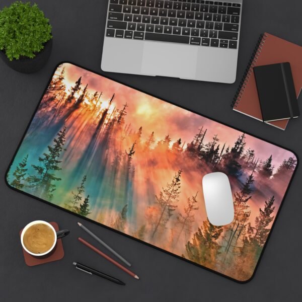 With a non-slip rubber base, your deskmat stays in place through even your busiest days.