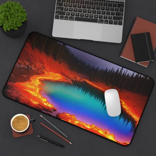 desk mat for refined digital spaces, workspace mat for stable framing, mouse pad that doesn’t overpower soft setups