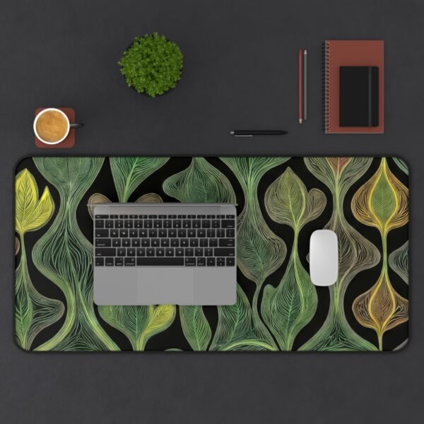 desk mat that frames your gear setup, mouse pad for keyboard + stylus combo, desk mat for desk shelf risers