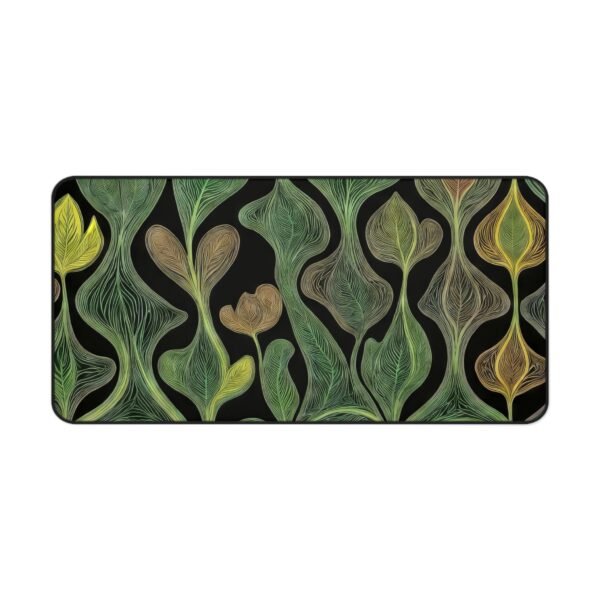 workspace mat that pairs with wood tones, mouse pad that photographs clean, desk mat with organic line detail