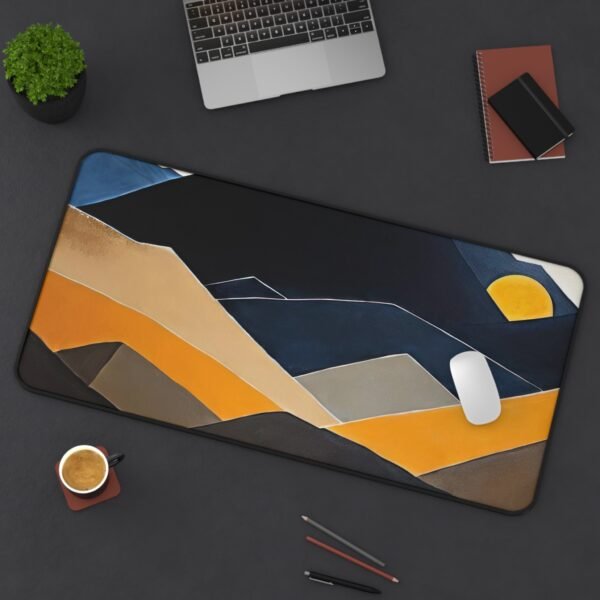 desk mat for cohesive workspace energy, workspace mat for layout harmony