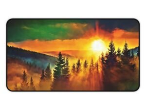 workspace mat that centers a nature-anchored aesthetic, mouse pad for grounded focus and tonal control,