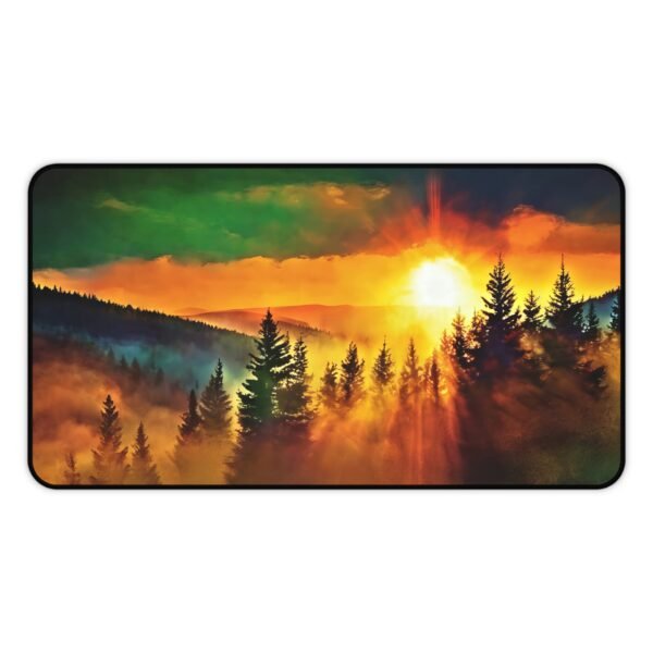 workspace mat that centers a nature-anchored aesthetic, mouse pad for grounded focus and tonal control,