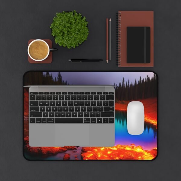 desk mat that supports focus-based workflows, workspace mat that brings together color palettes, mouse pad that reflects calm light,