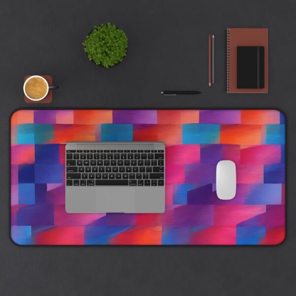 checklist station desk mat, review day workspace, archive desk surface, to-do list mat, decision-making workspace pad