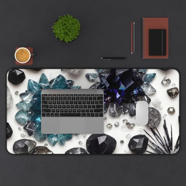 garden office surface pad, she-shed workspace desk mat, backyard office pod setup
