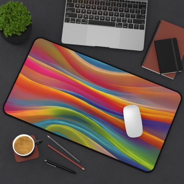 planning layout desk mat, personal growth surface, desk mat for journaling, reflection-ready workspace