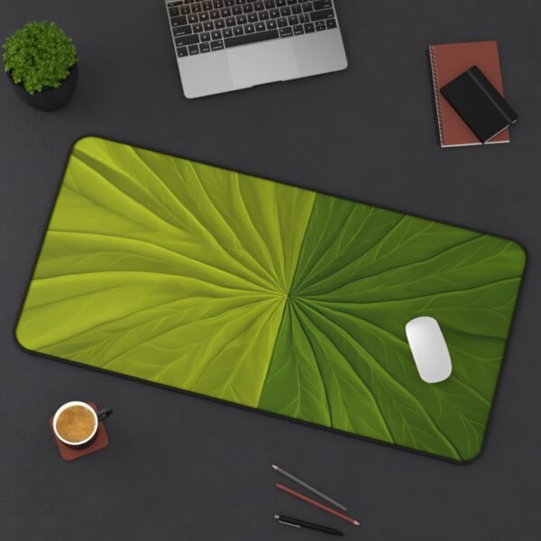 mouse pad with earthy visual flow, desk mat that clears the mind