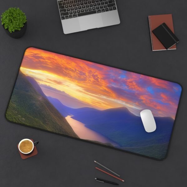 desk mat for designing a life that feels good, desk mat for daily upgrades, comforting hughs