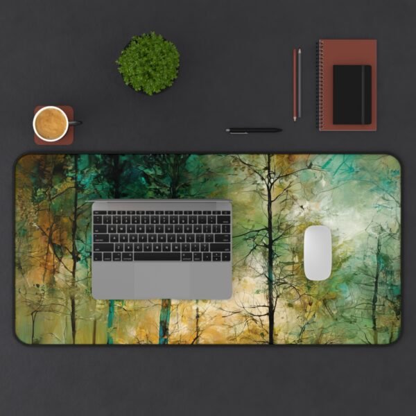 compact setup style, computer desk mat, computer mouse pad, computer surface pad
