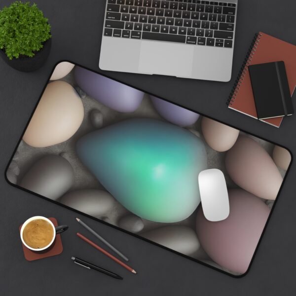 mouse pad with design-first thinking, desk mat with clean work/life balance, workspace mat for task-to-creative transitions