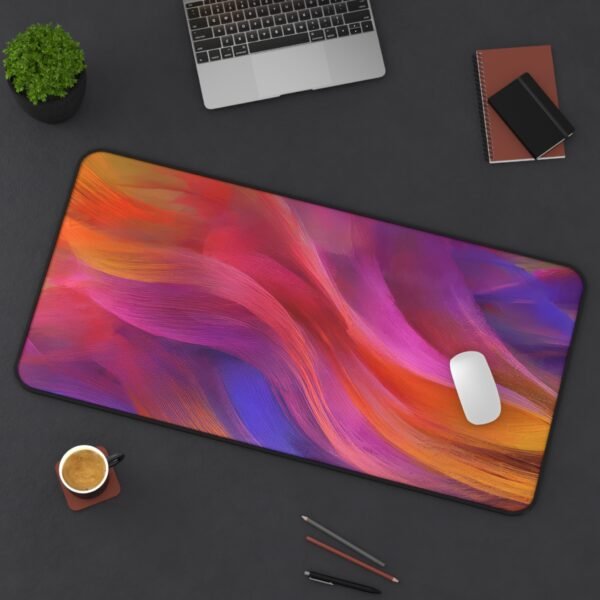 Korean minimalist workspace, Chinese calligraphy pad, Indian mandala desk mat,