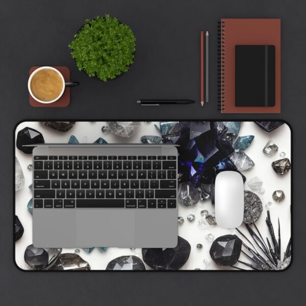 fireplace-side desk setup, cozy reading corner desk pad, nursery corner workspace mat