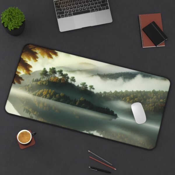 desk mat with clean surface tone, workspace mat for creators and calm-seekers, mouse pad that aligns with balanced environments
