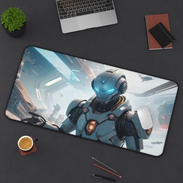 mouse pad with infrared-toned gradient for responsive visual workflows,