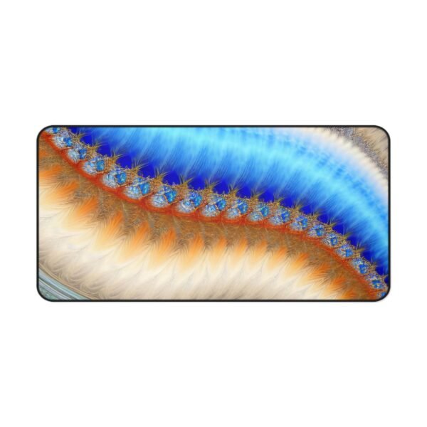 mouse pad with soft-fade background texture, desk mat for clean content creation, workspace mat that pairs with journaling tools