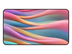 clutter-proof workspace mat, capsule office setup, daily driver desk mat, streamlined layout surface