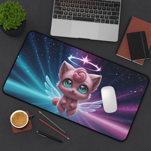 desk mat for industrial loft style, workspace mat that complements marble tops, mouse pad for mid-century modern setup