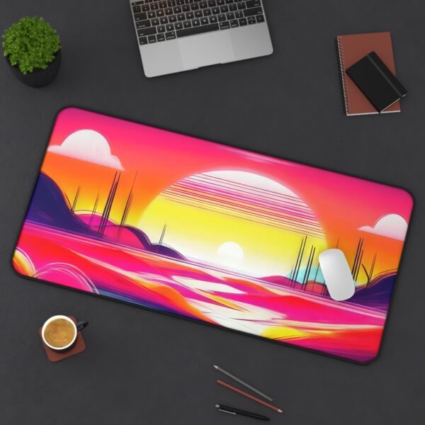 desk mat with pure fogstone softness, workspace mat with handcrafted tone flow,