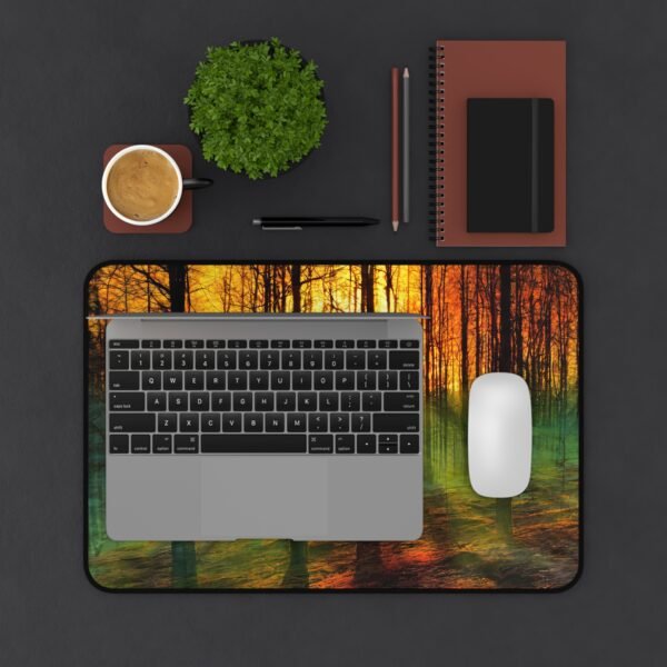 At 16" x 32", it gives your setup structure while allowing your personality to shine. Smooth neoprene supports your daily flow, stitched edges keep things clean and durable, and the anti-slip rubber base keeps the mat perfectly in place.