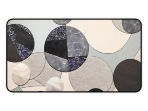 nourishing aesthetic desk mat, life harmony desk pad, energy-clearing surface