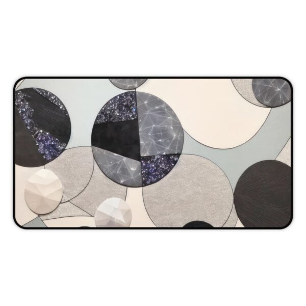 nourishing aesthetic desk mat, life harmony desk pad, energy-clearing surface