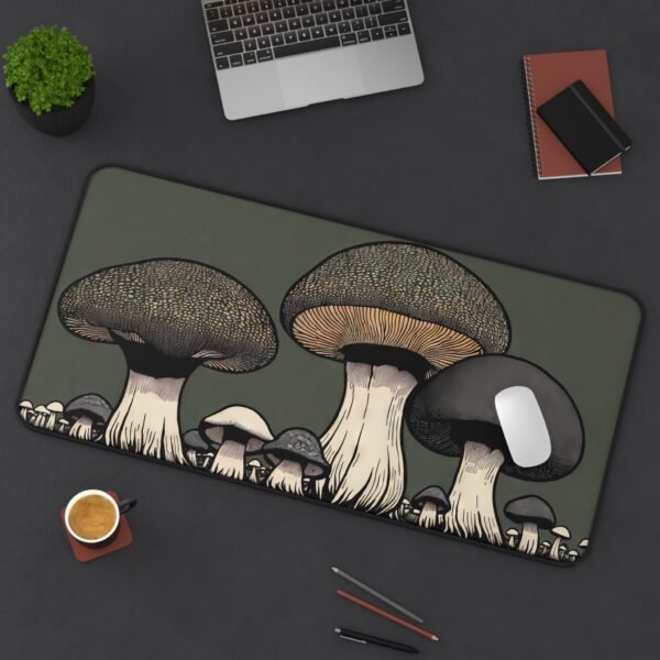 workspace mat with gentle pattern overlays, mouse pad with clean ink-friendly finish