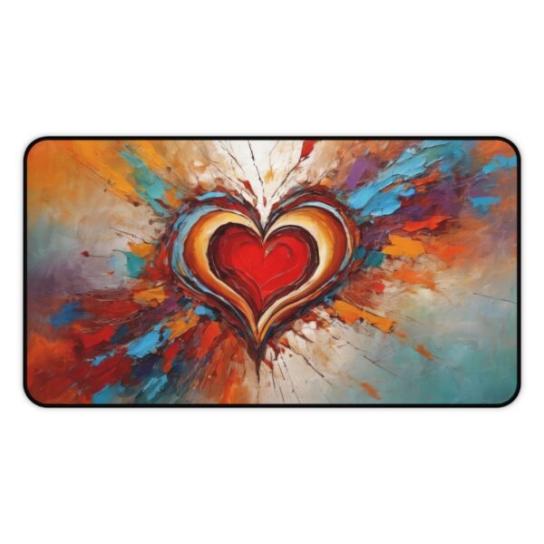mouse pad with softness meant for healing routines, desk mat that supports work built from love and memory