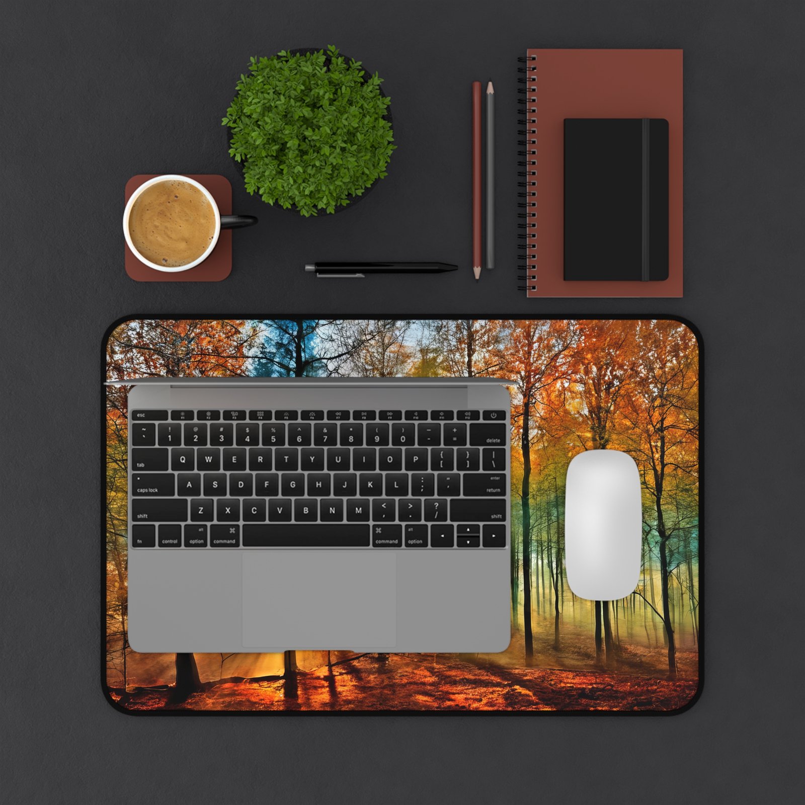 desk mat for clean botanical desk styling, workspace mat that brings stillness to your workflow, mouse pad for harmony with nature-themed tools, desk mat that reflects mindful movement, workspace mat that evokes alpine quiet