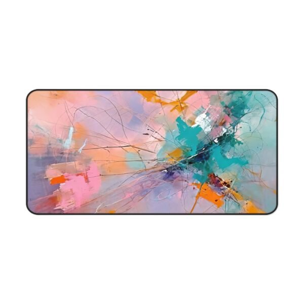 zen desk mat, zen setup accessory, calm space pad, mindfulness desk setup, organization-friendly mat