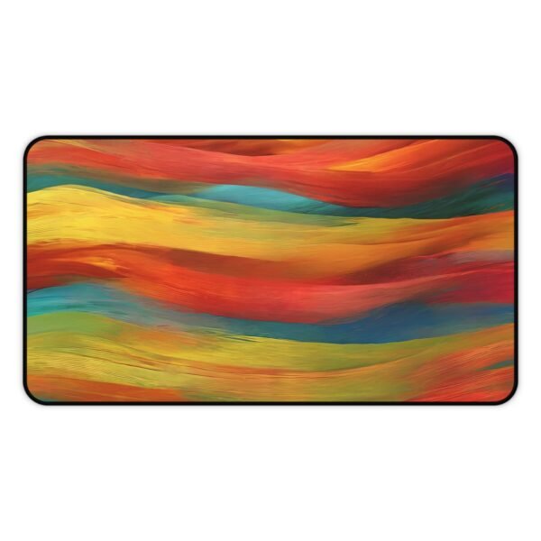 sci-fi tech desk pad, interstellar theme surface, black hole pattern desk mat, wormhole swirl workspace pad