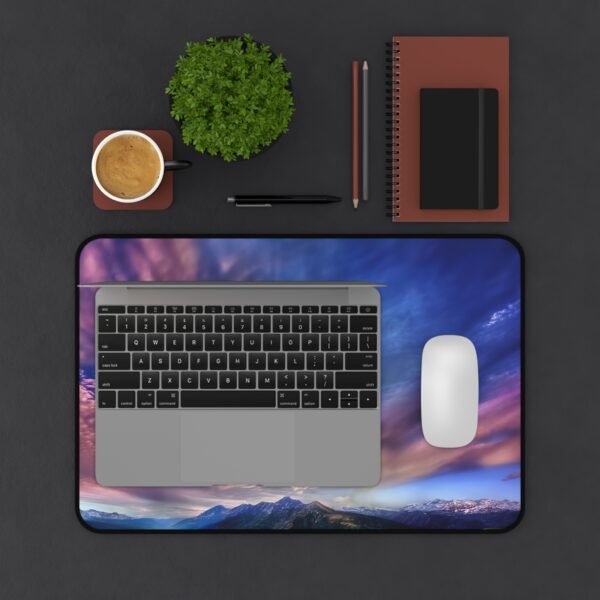 desk mat for clean setups with gradient finish, desk mat for clean setups with marble pattern, desk mat for clean setups with wood texture