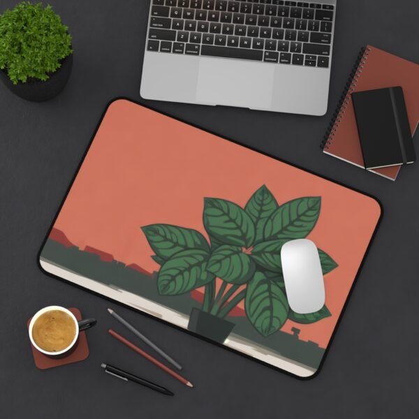 workspace mat that reduces visual noise, desk mat for full-table layouts