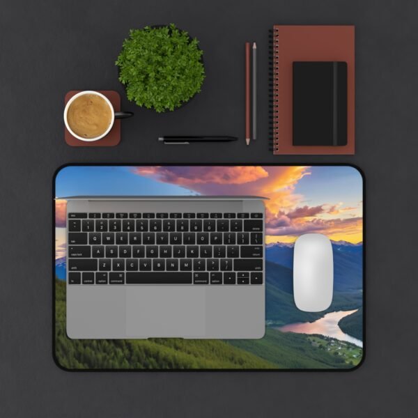 and built to last, desk mat that looks clean even when life isn’t
