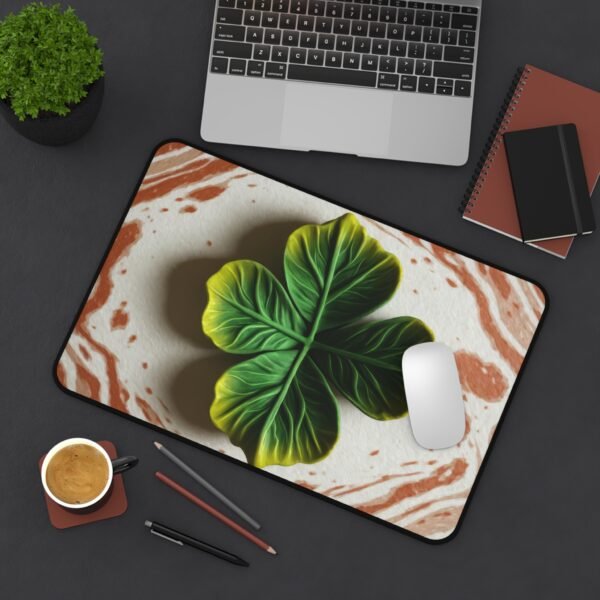 workspace mat with soft sunrise color palette, mouse pad for slow productivity sessions