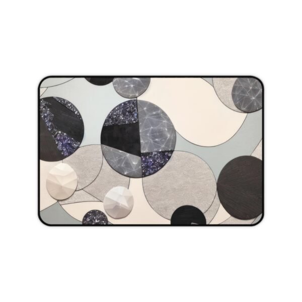 tech-life balance desk mat, unplugged vibe workspace, analog feel desk pad, minimal screen time surface