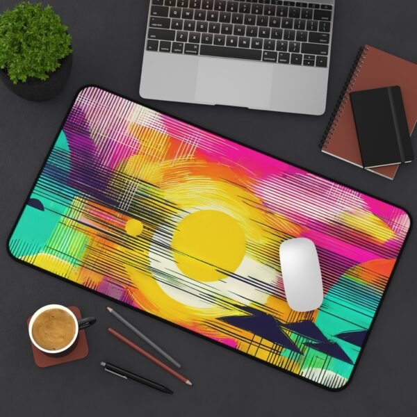 mouse pad with tonal quiet decay