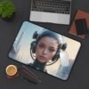 mouse pad with holographic grid overlay for advanced neural mapping work