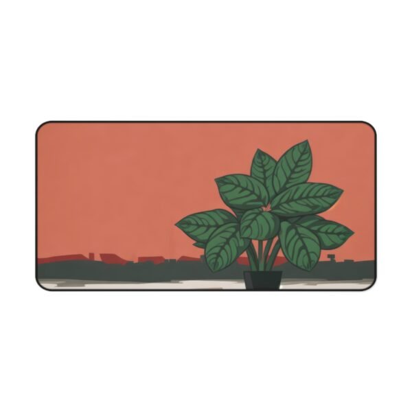 desk mat with texture that softens light, mouse pad with no-glare finish