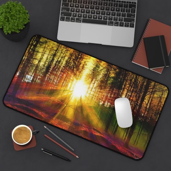 mouse pad inspired by wildflower fields for ambient home offices