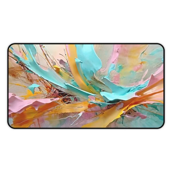 noise-dampening surface, soft-touch mat, silky desk surface