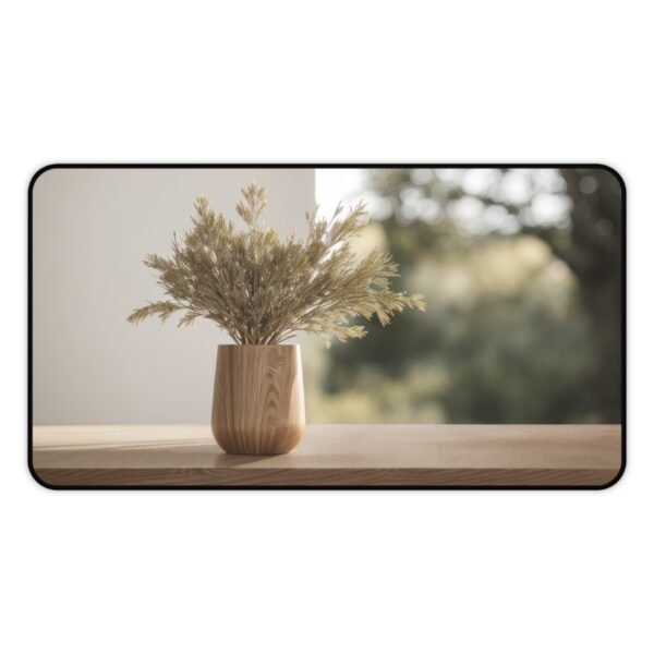 visual content creator desk mat, background-friendly workspace pad, desk mat that pops on camera