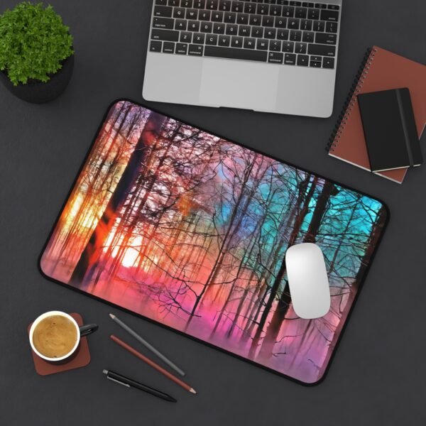 The 16" x 32" layout is big enough to anchor your gear and keep things visually clean. Anti-slip rubber keeps it grounded, and stitched edges extend its life and refine its look. It’s easy to clean, resistant to wear, and built to elevate your daily flow.