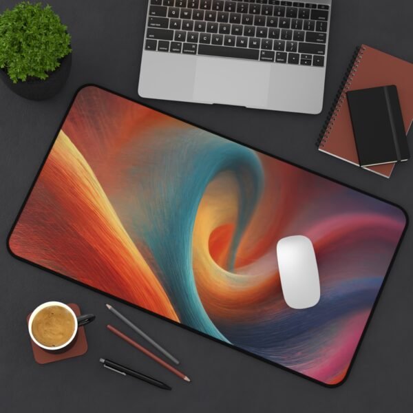 handmade workspace mat, craft project desk setup, pattern tracing pad, measuring surface mat, cutting station desk pad