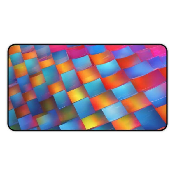 blush desk pad, hot pink mouse pad, bubblegum surface, aesthetic color desk mat, bright color desk pad